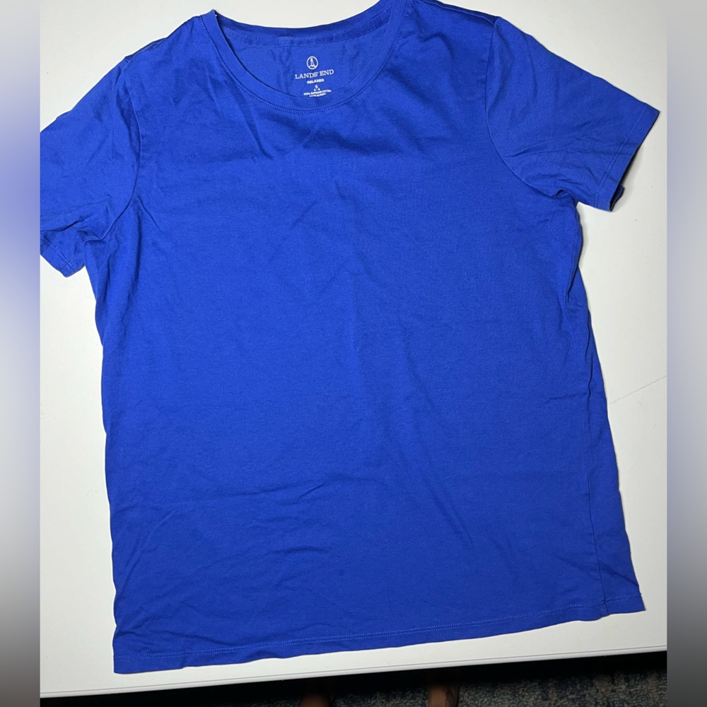 Lands' End Blue T-Shirt